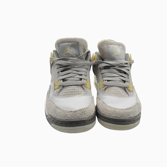 Air Jordan 4 Retro SE Craft Photon Dust (GS) - Youth Kids Sneakers - Gray Shoes - Picture 2 of 11